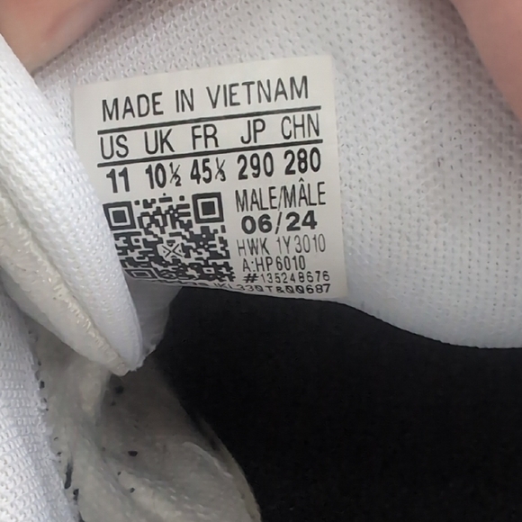 Adidas VS Pace 2.0 Classic White Sneakers with Black Stripes - Picture 7 of 10